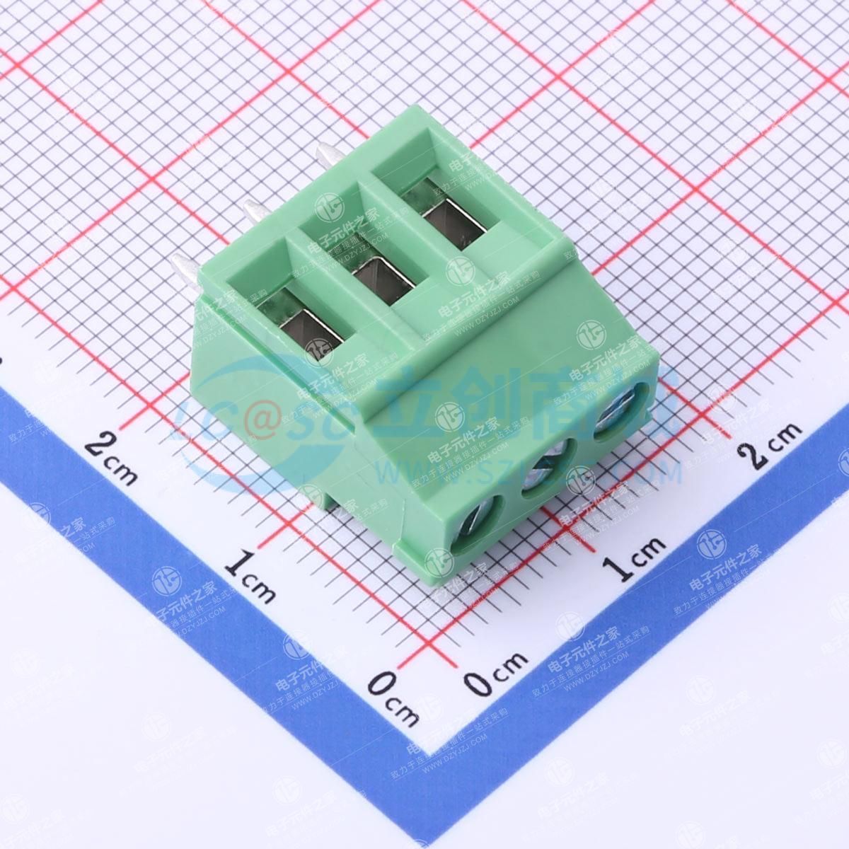 5.08mm 1x3P 排数:1 每排P数:3 直插