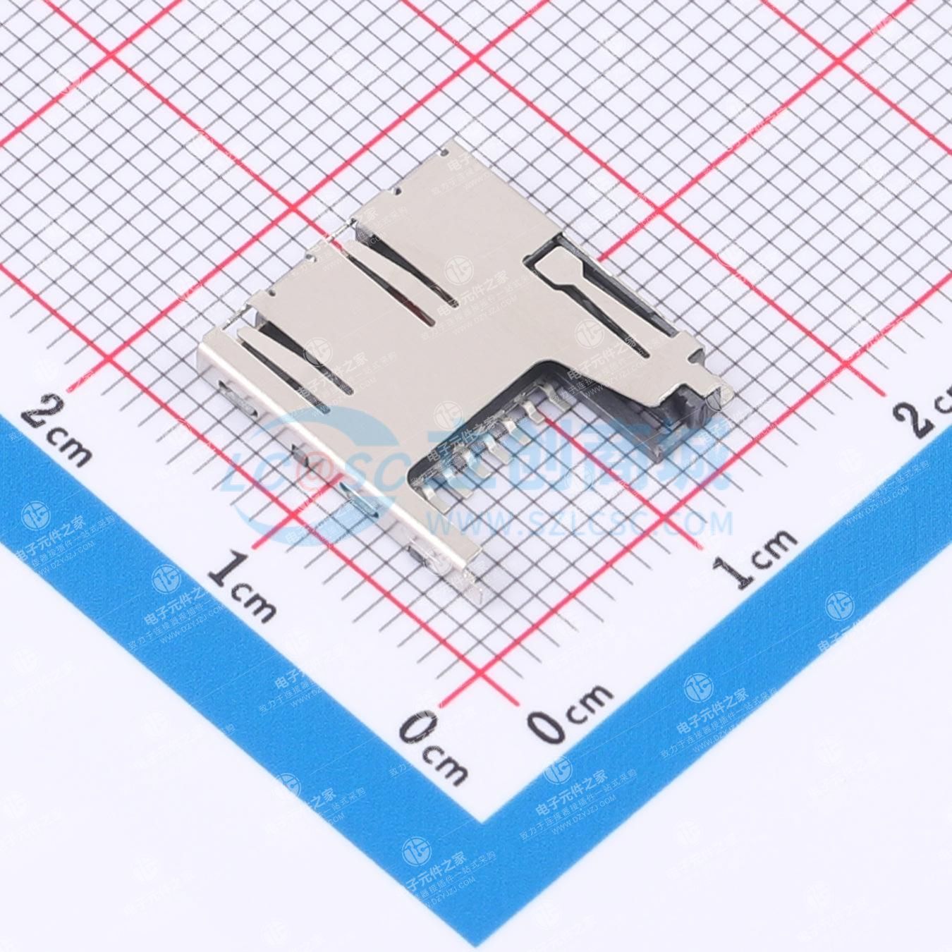 自弹式 MicroSD卡(TF卡) 卡座