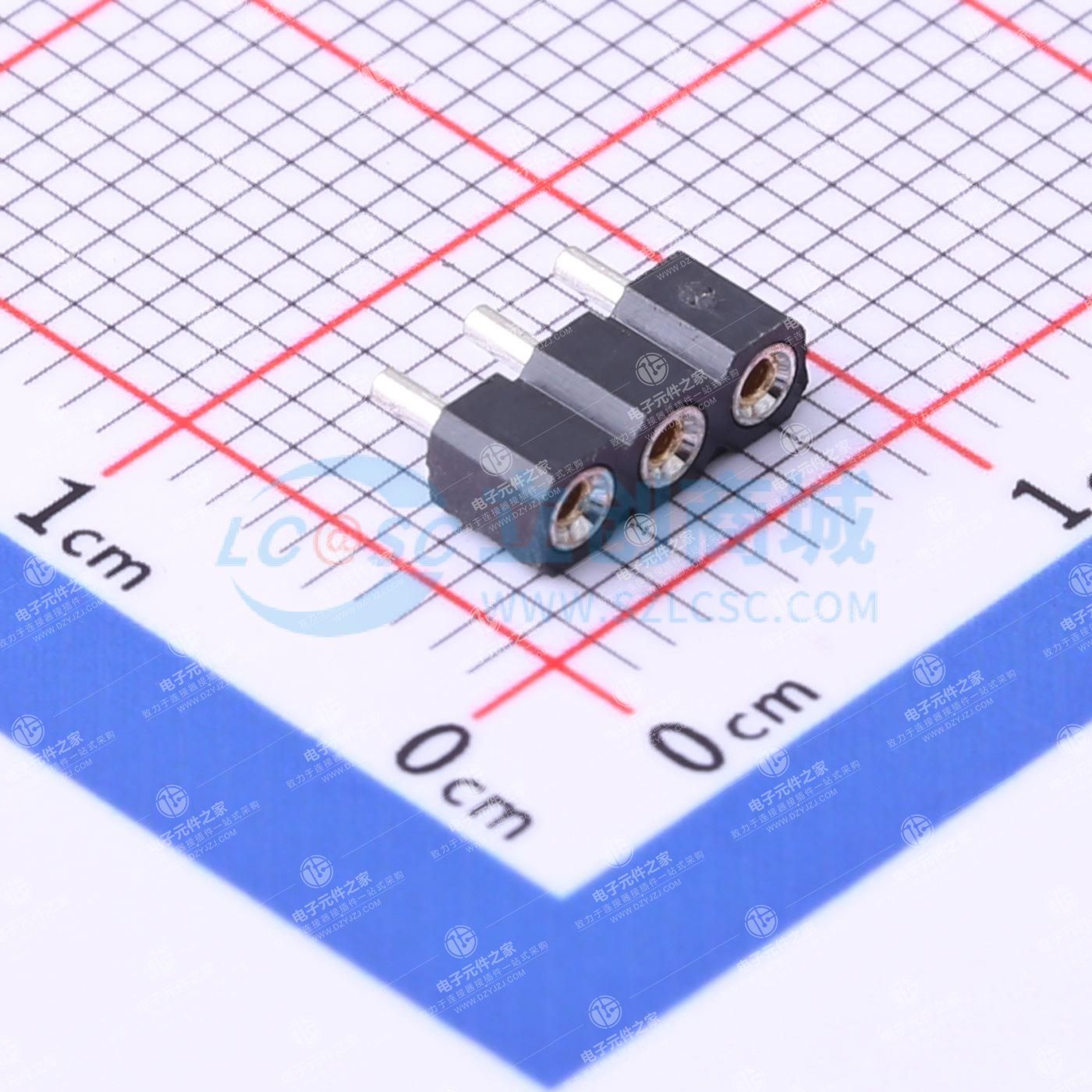 间距:2.54mm 1x3P 直插