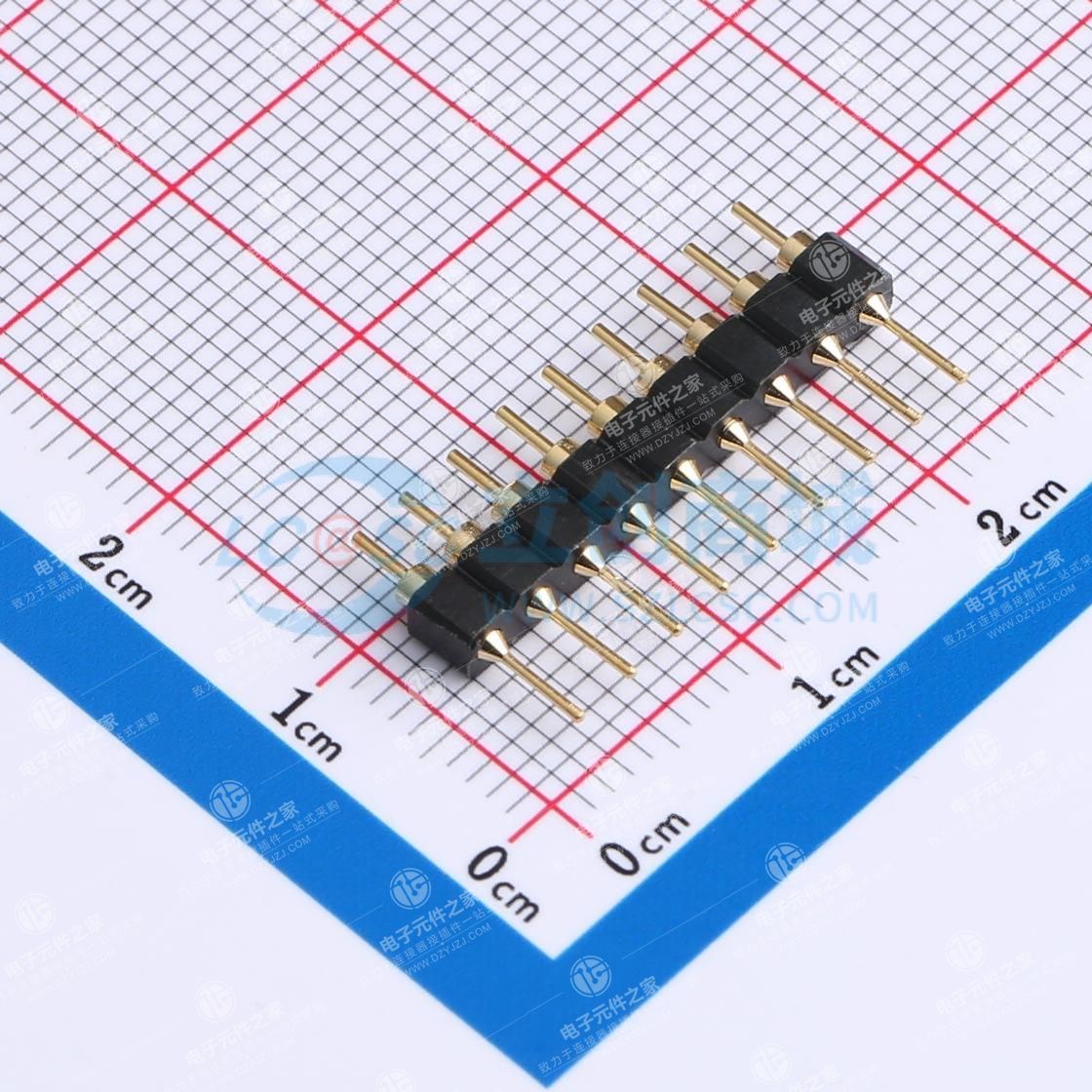 1x9P 间距:2.54mm 圆针 直插