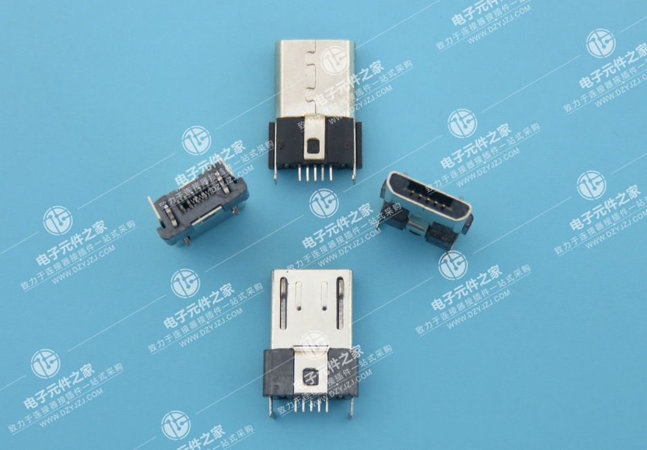 USB TYPE C 防水母座16P 沉板0.8 L=7.45mm 外壳四脚DIP