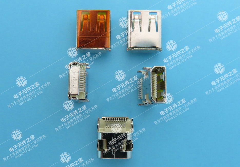 HDMI D TYPE 外壳插件 端子贴片