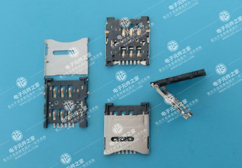MICRO SIM 6PIN 掀盖式1.5H