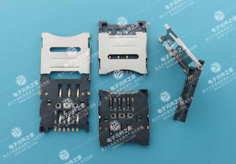 MICRO SIM 6PIN 掀盖式1.5H