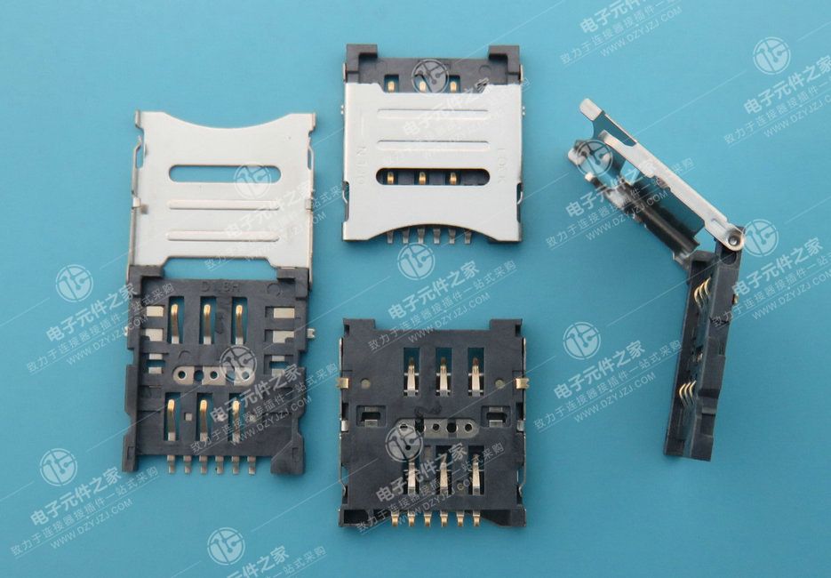 MICRO SIM 6PIN 掀盖式1.8H