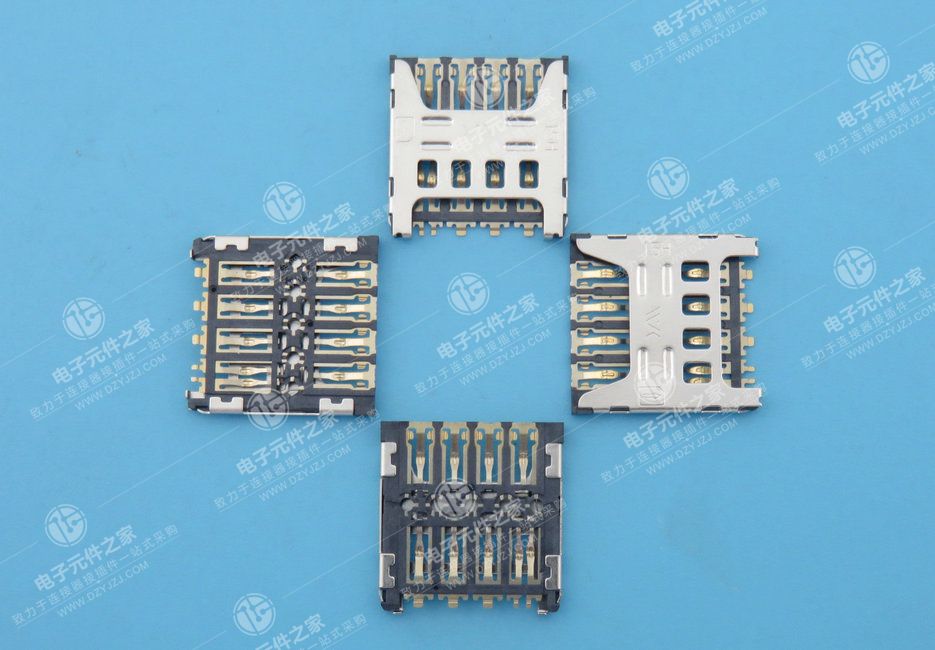 MICRO SIM CARD 9P 1.5H 带检测P