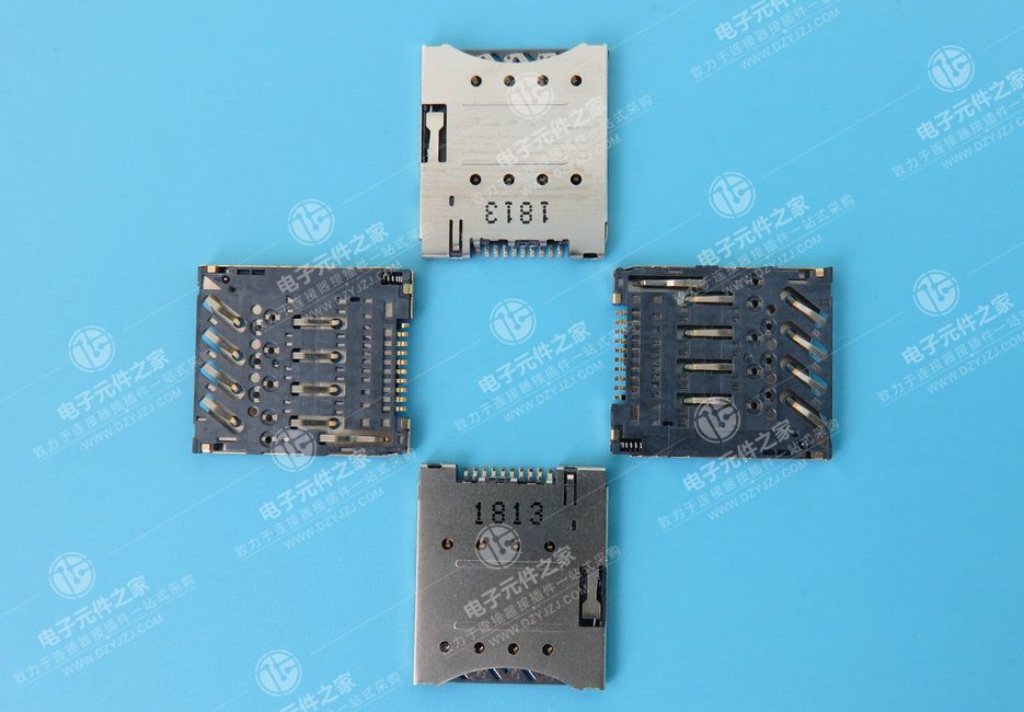 MICRO SIM PUSH 1.3H 防溃P 常开卡座