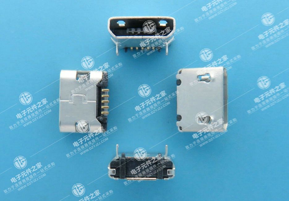 MICRO USB 5P 5.65 无卷边 体长5.7（加长）