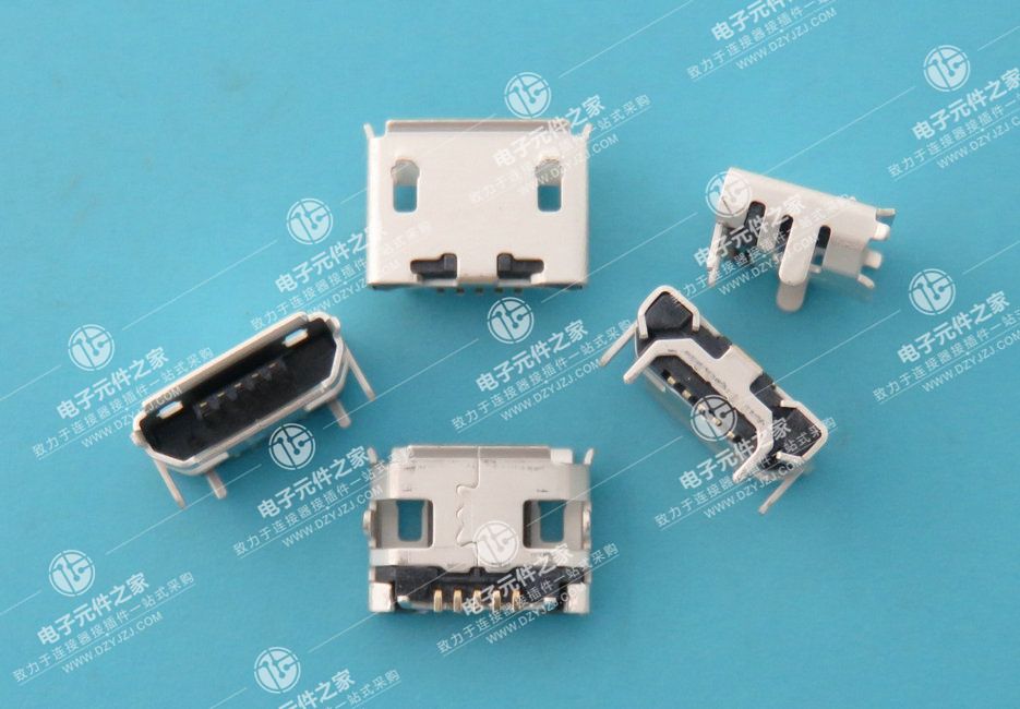 MICRO USB 5PIN 小牛角7.15-4.85无柱