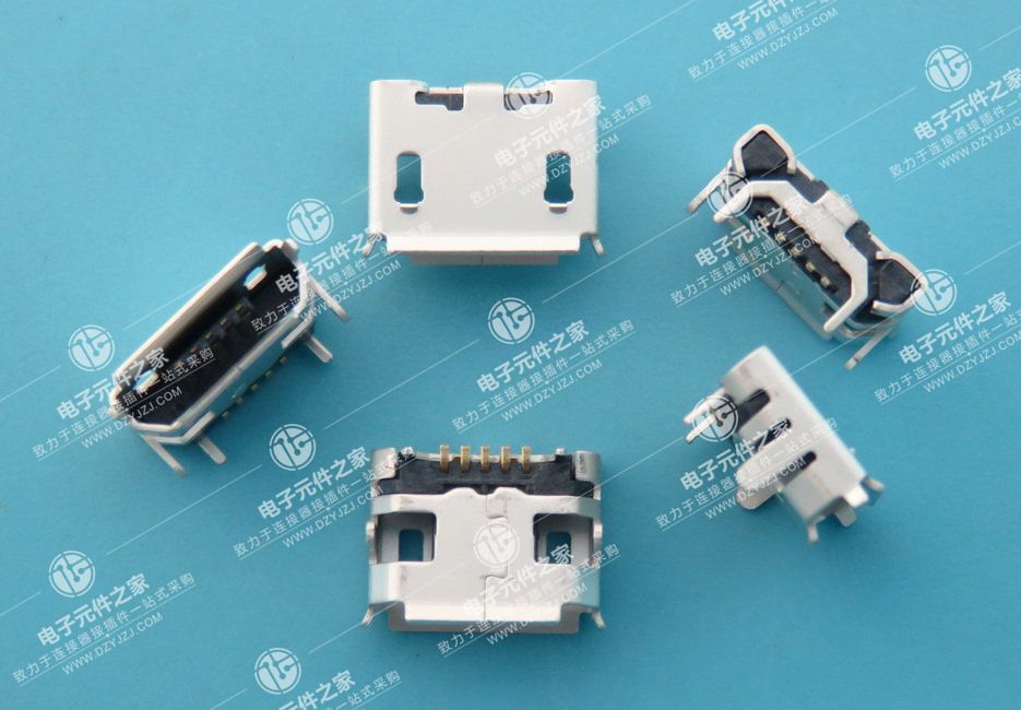 MICRO USB 5PIN 小牛角7.15-4.85无柱