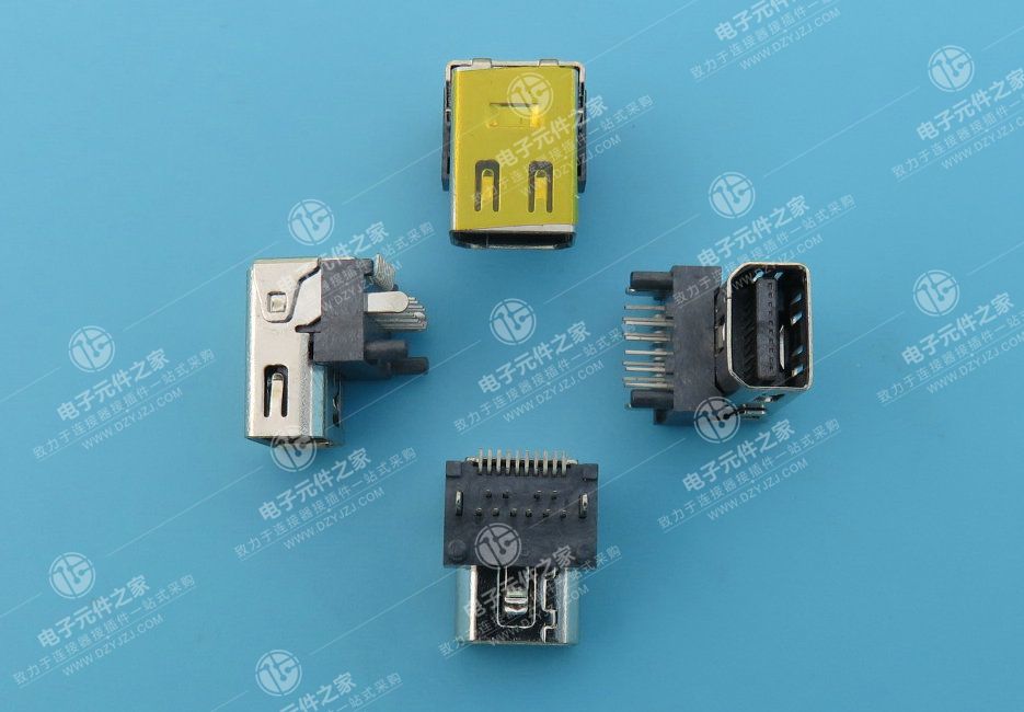 MINI DP SMT式 垫高母座 中心高6.0