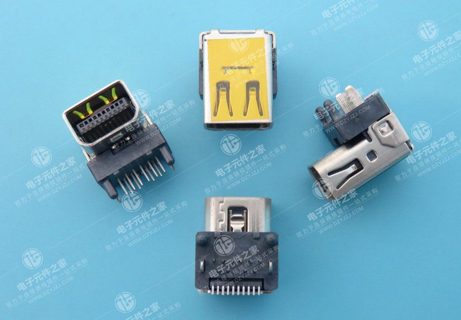 MINI DP SMT式 垫高母座 中心高6.0