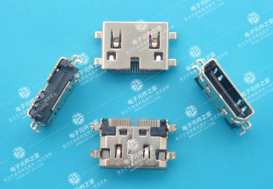 HDMI C TYPE  沉板1.51 短体四脚DIP