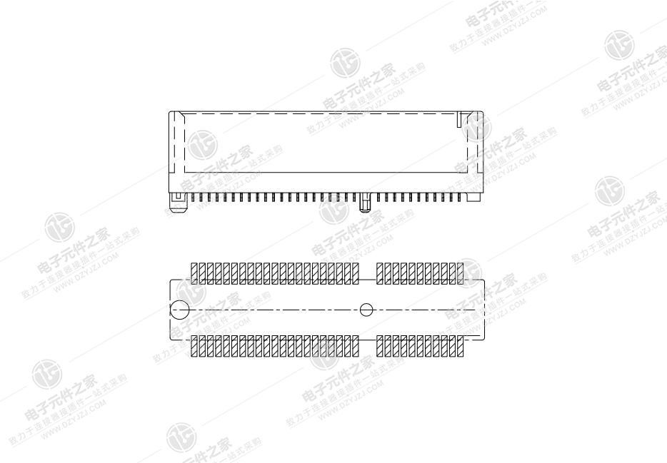 PCI-E 64pin 立贴