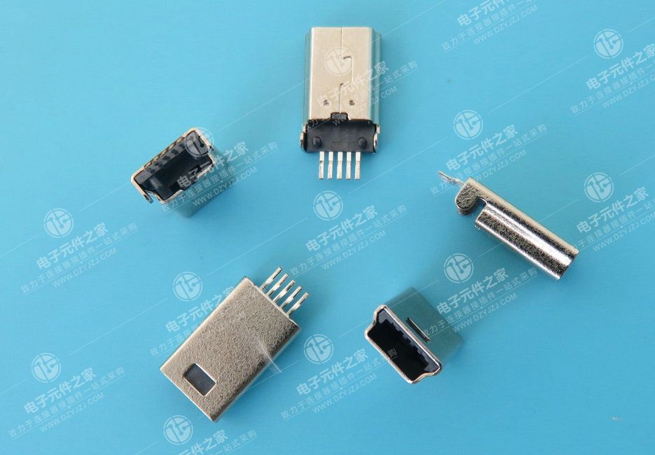 MINI USB 5P 公座 90°SMT