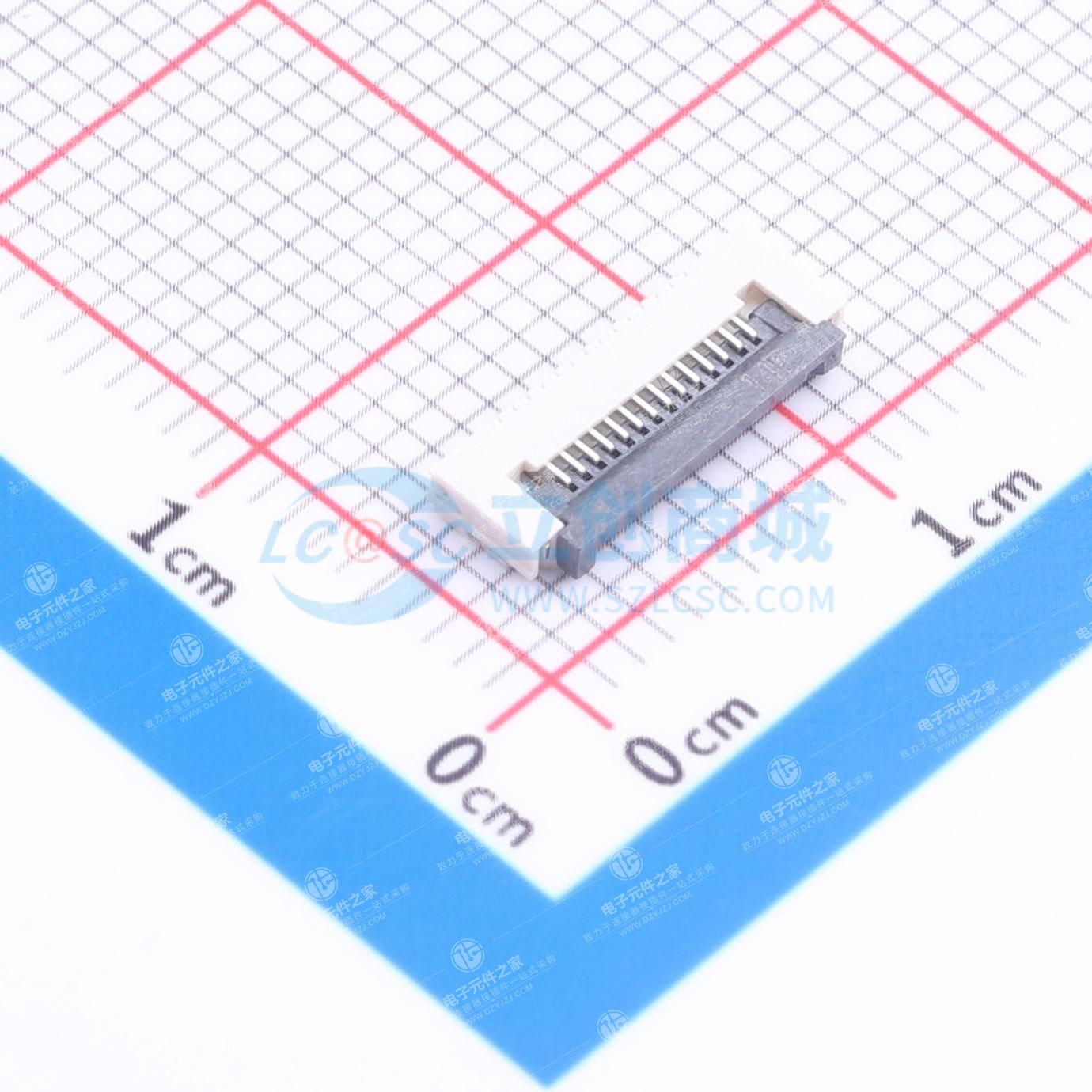 翻盖式 下接 P数:14P 间距:0.5mm