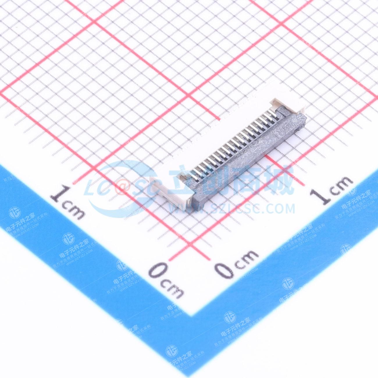 翻盖式 下接 P数:18P 间距:0.5mm