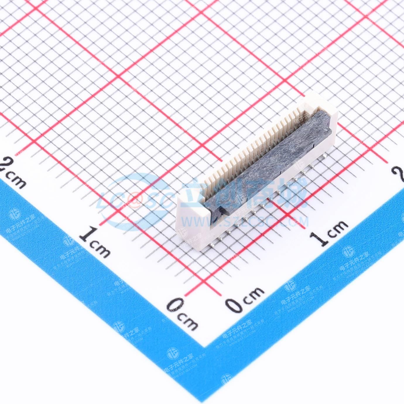翻盖式 单侧触点/垂直 P数:24P 间距:0.5mm