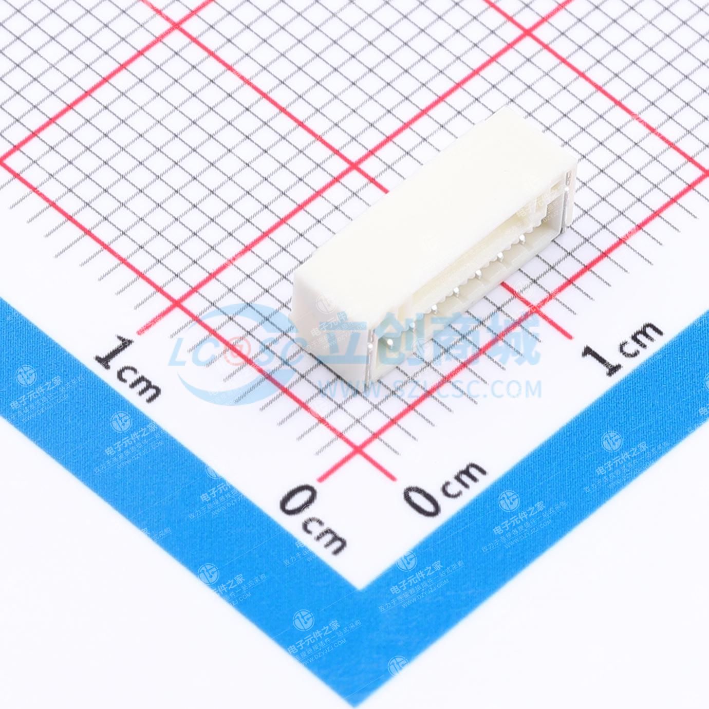 1x7P 间距:1.25mm 卧贴 系列:GH