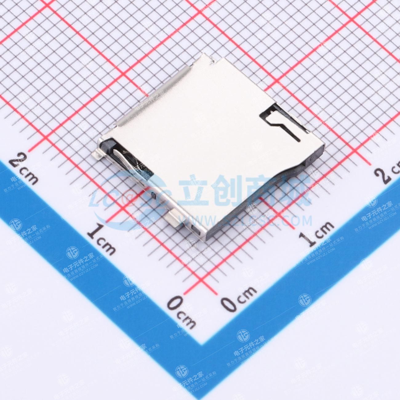 自弹式 MicroSD卡(TF卡) 卡座