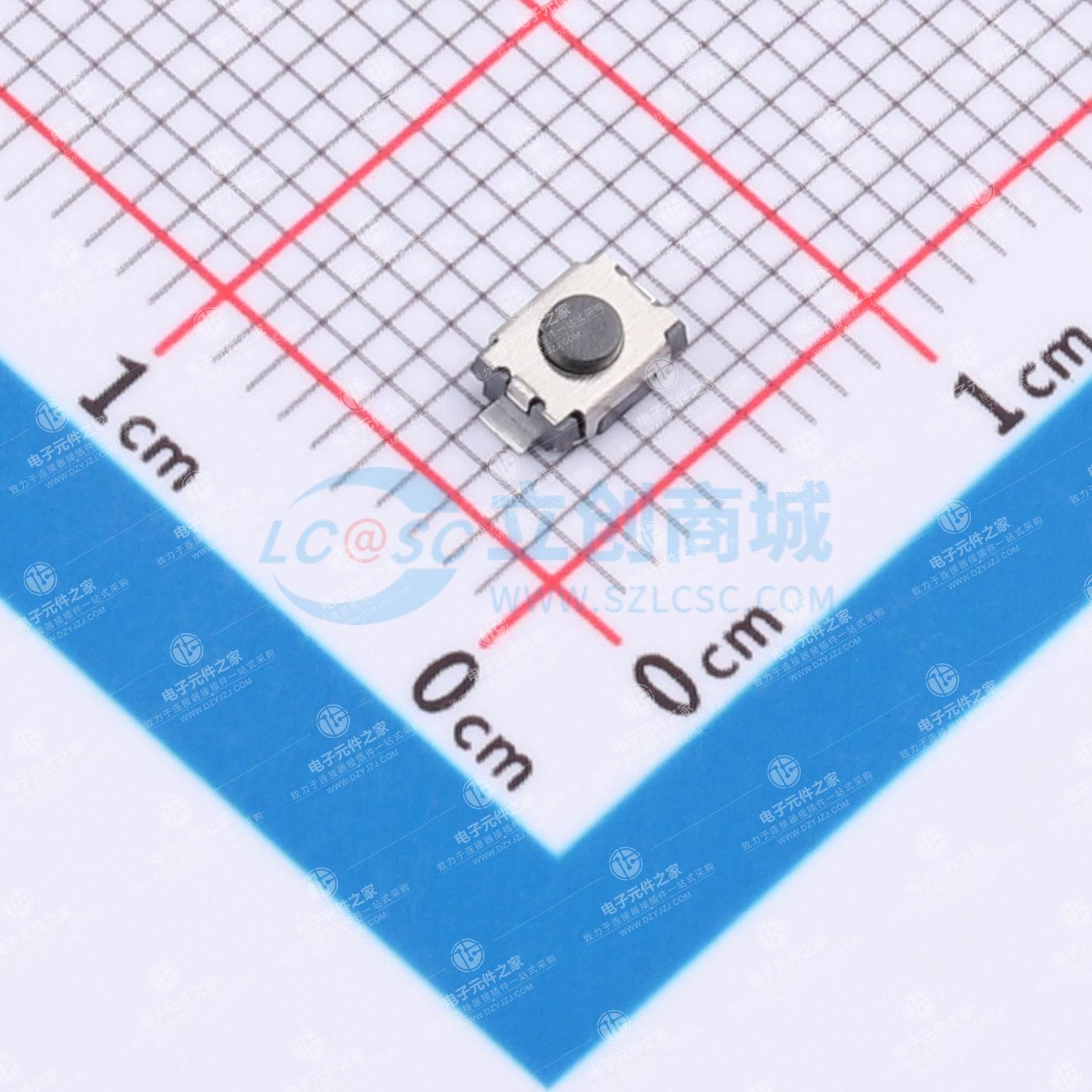 4*3*2mm 立贴 轻触开关 无柱