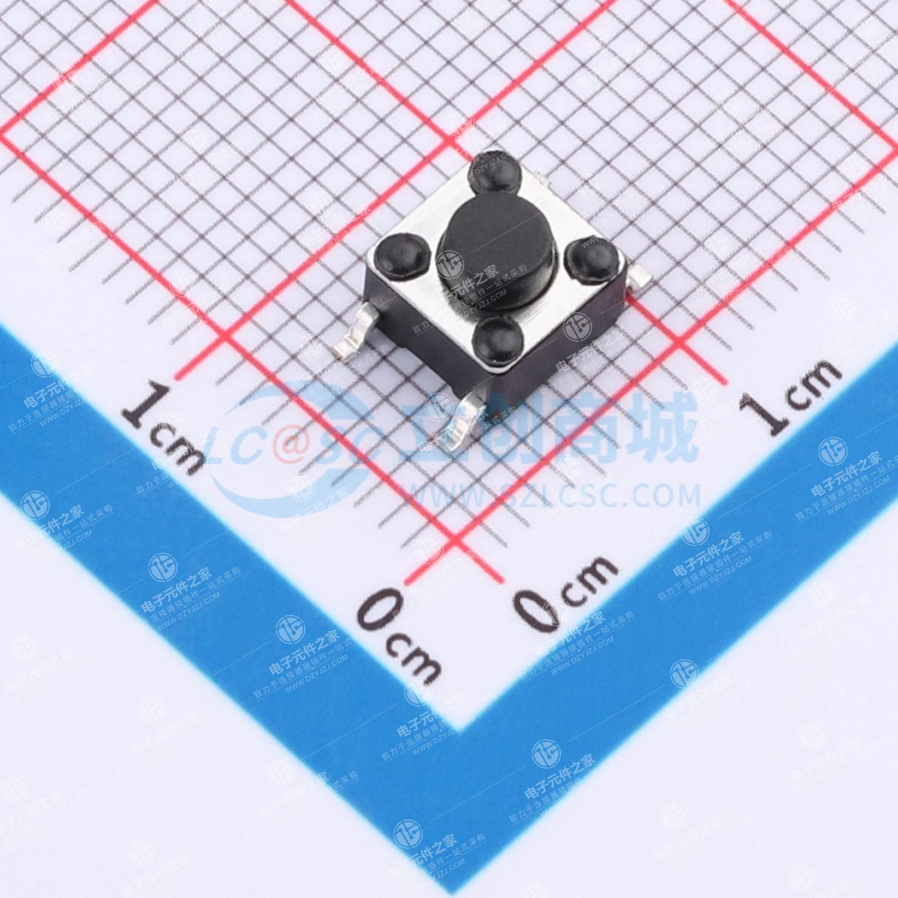 6*6*5mm 立贴 轻触开关