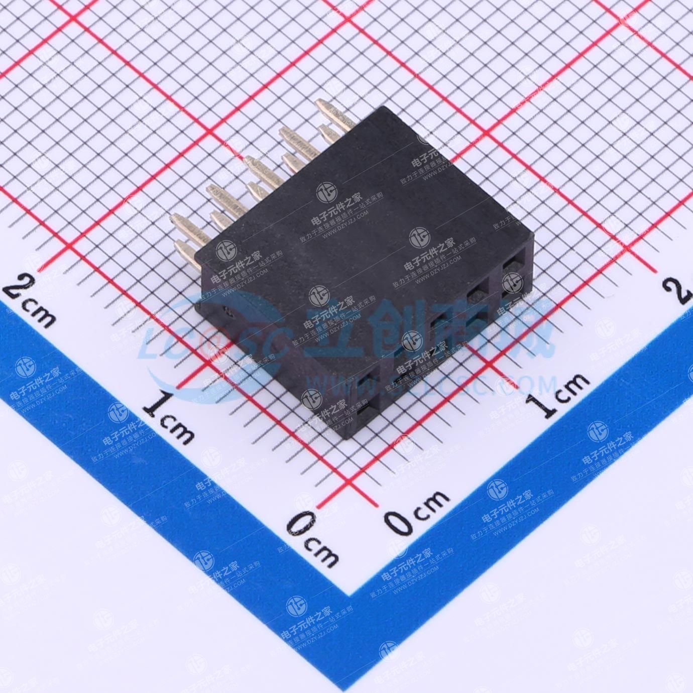 2x5P 间距:2.54mm 直插