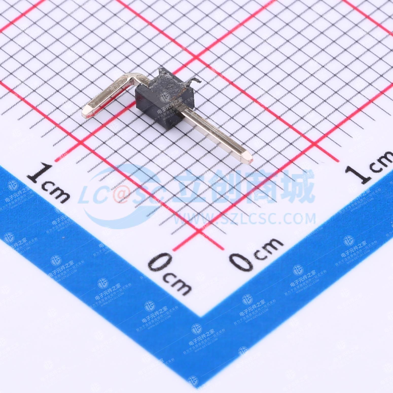 1x1P 间距:2.54mm 方针 弯插