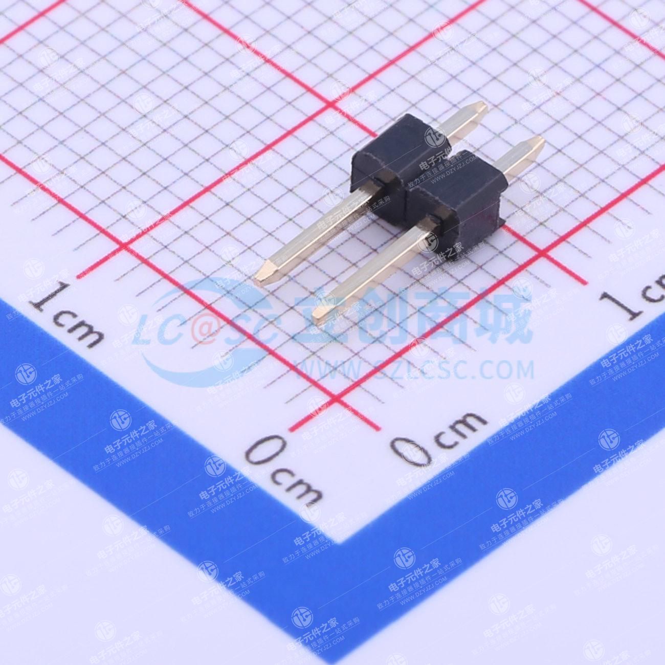 1x2P 间距:2.54mm 方针 直插