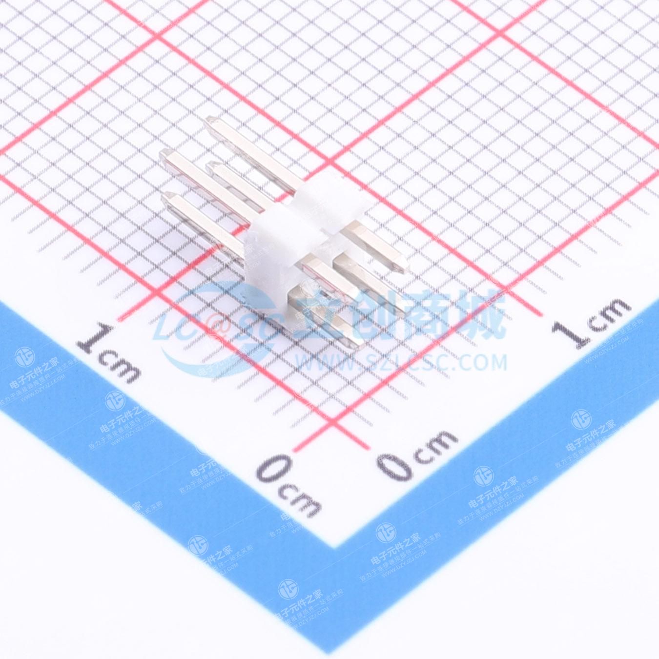 2x2P 间距:2.54mm 方针 直插