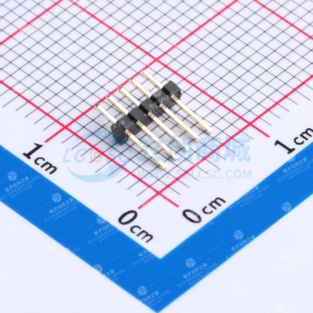 1x5P 间距:1.27mm 方针 直插