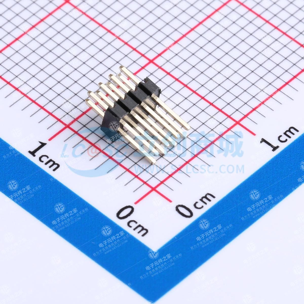 2x4P 间距:1.27mm 方针 直插