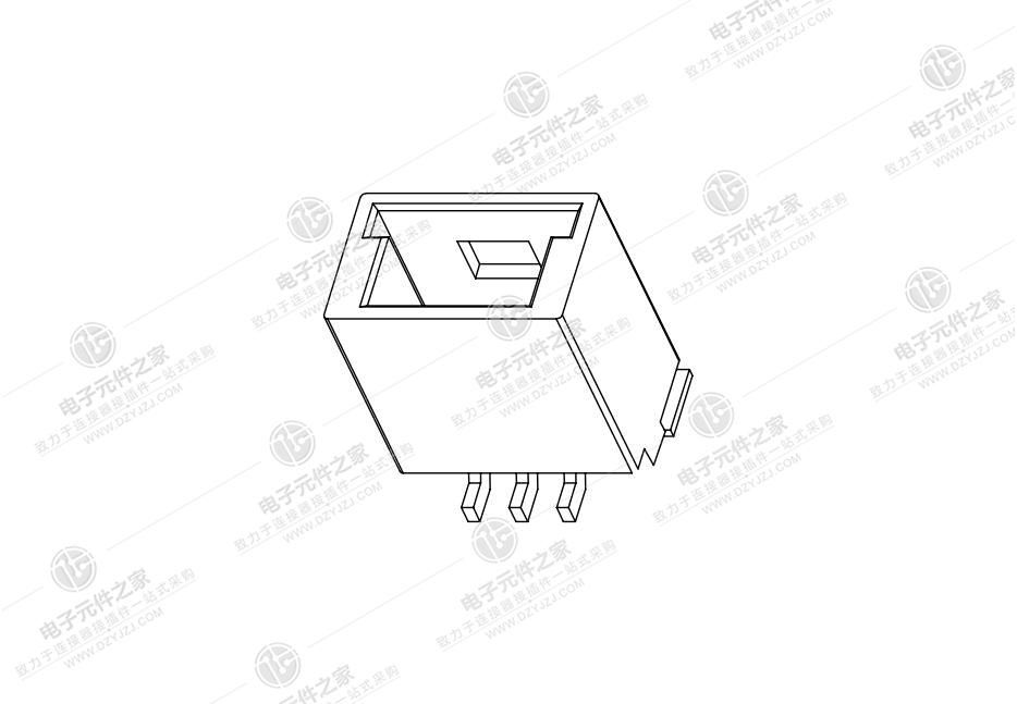 MX1.0 立贴针座