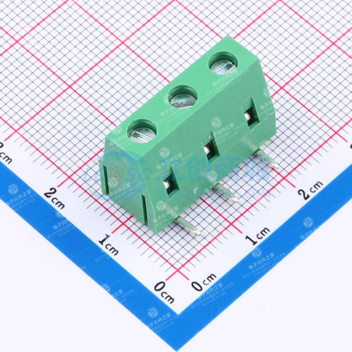 1x3P 7.5mm 弯插 排数:1 每排P数:3