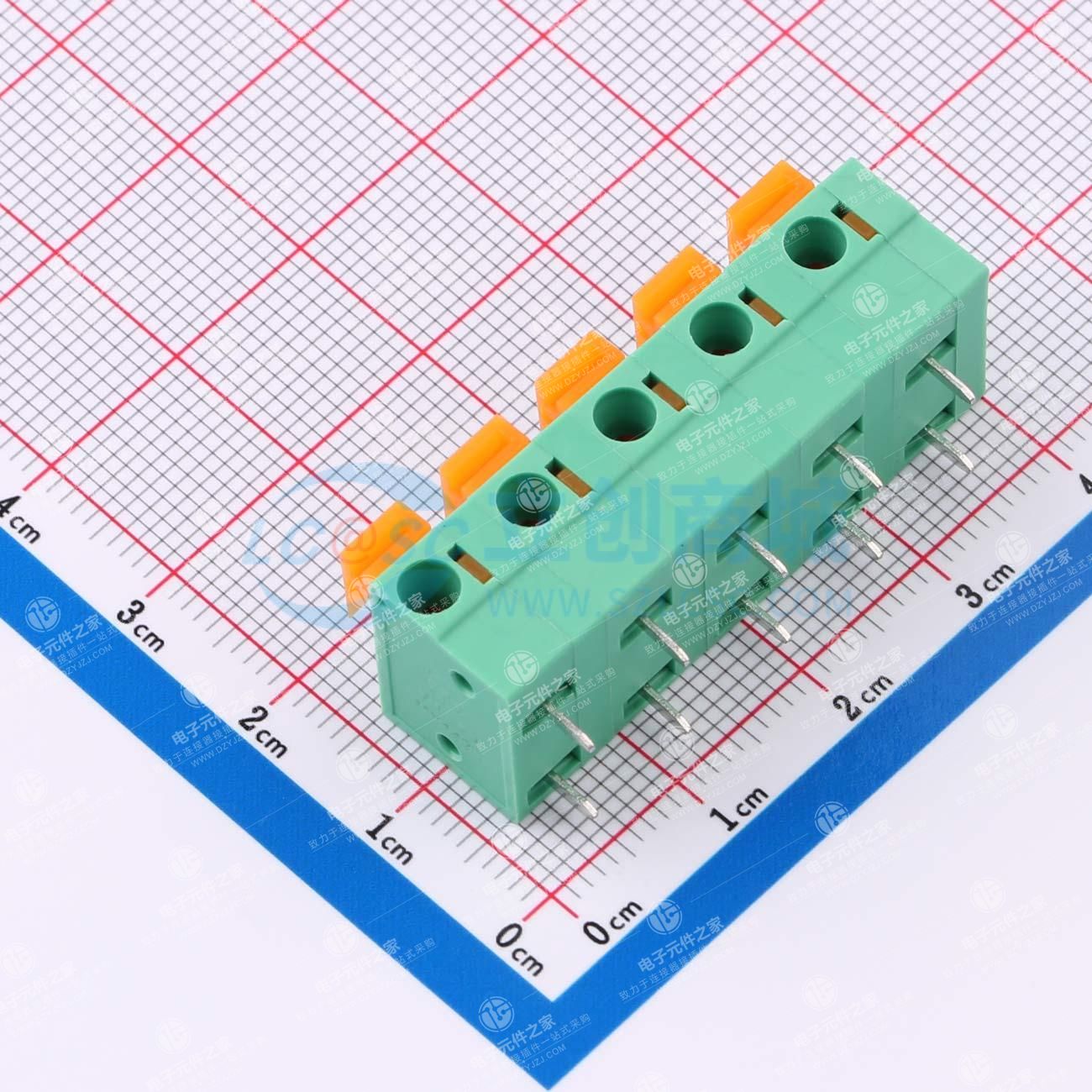 1x5P 7.62mm 每排P数:5 排数:1