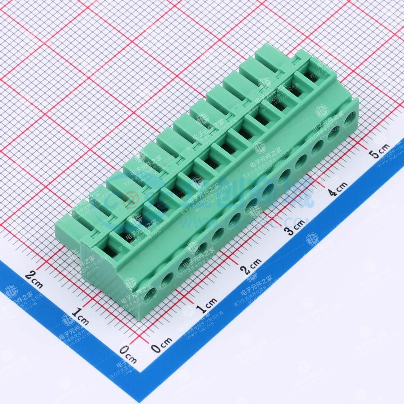 卡扣固定 1x13P 3.81mm 排数:1 每排P数:13