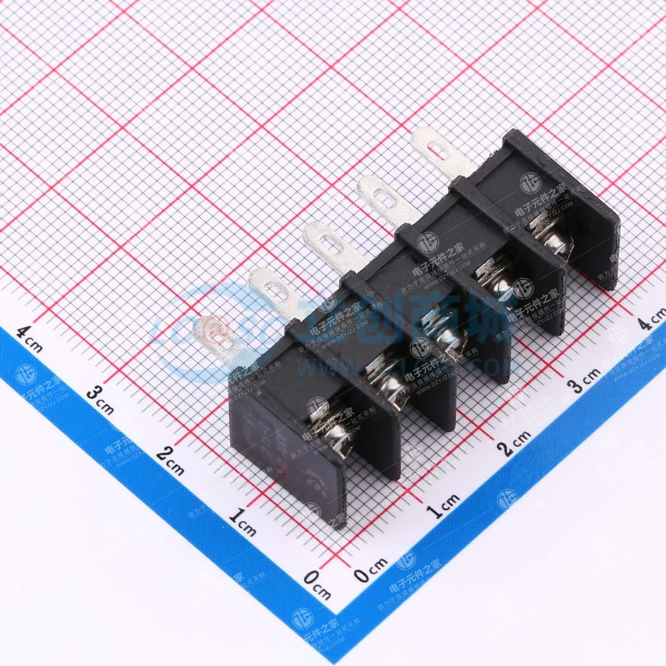 7.62mm 1x5P 直插 中脚 排数:1 每排P数:5