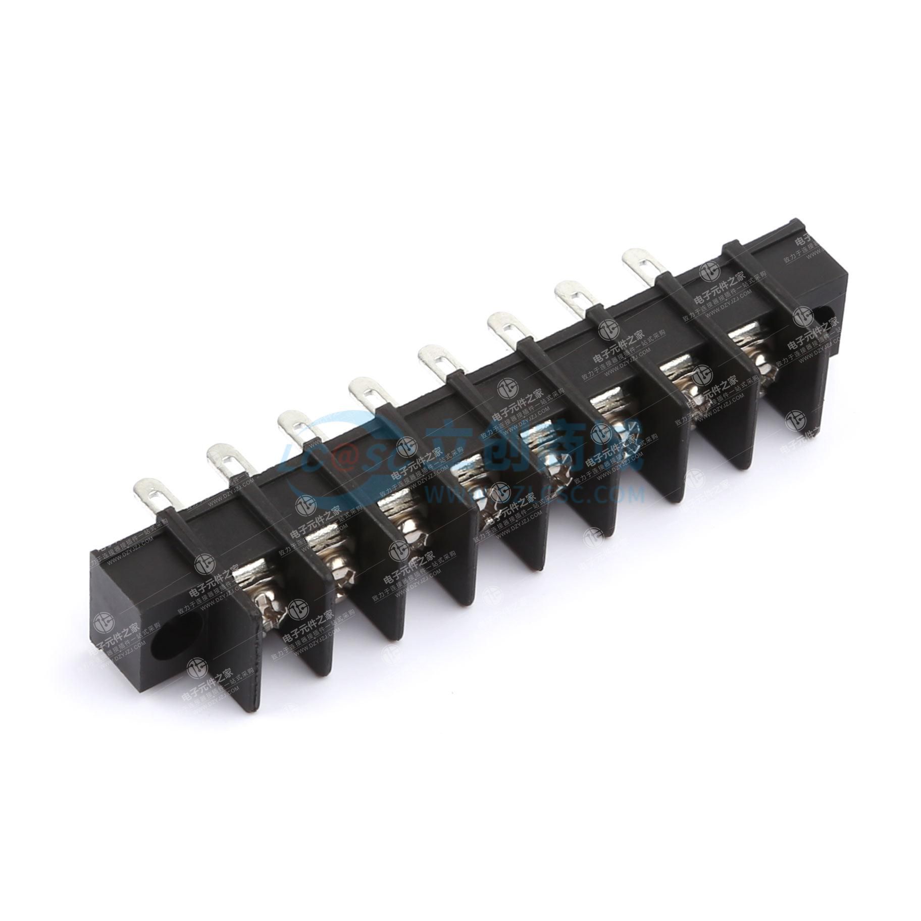 7.62mm 1x8P 直插 中脚 排数:1 每排P数:8