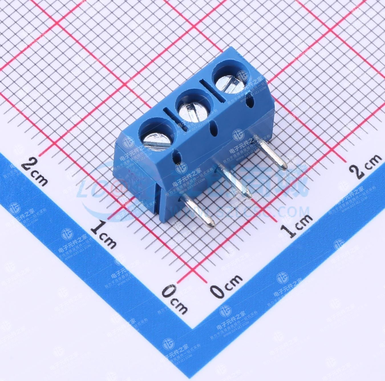 1x3P 5mm 弯插 排数:1 每排P数:3