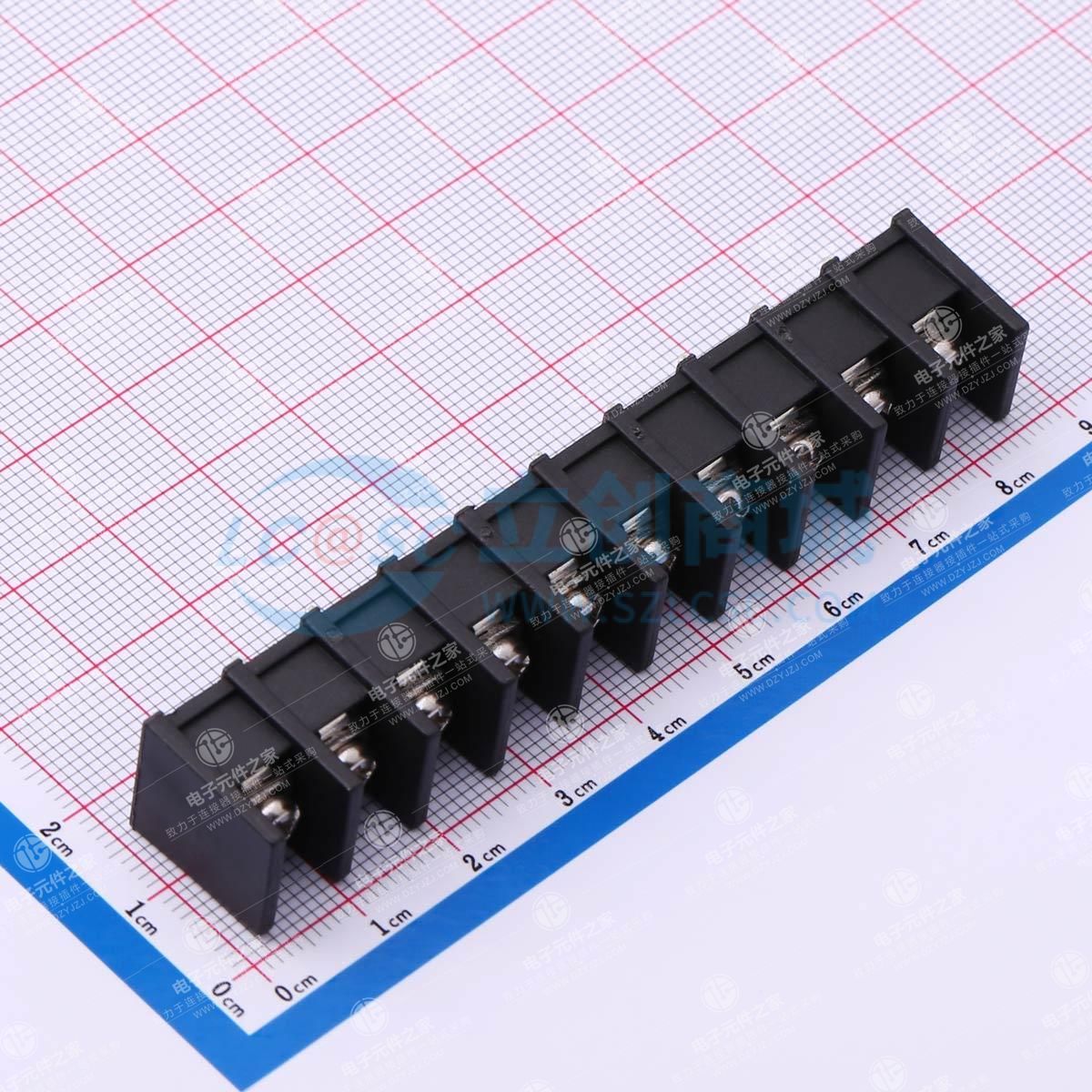 8.25mm 1x10P 直插 中脚 排数:1 每排P数:10