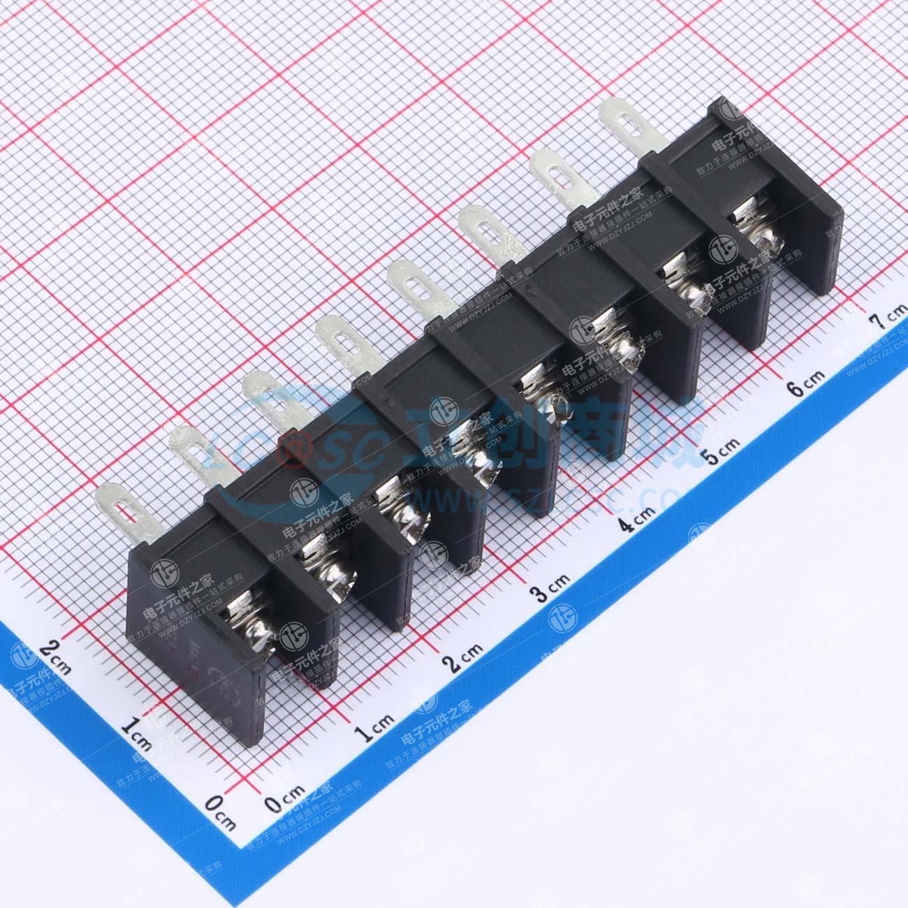 8.25mm 1x8P 中脚 排数:1 每排P数:8