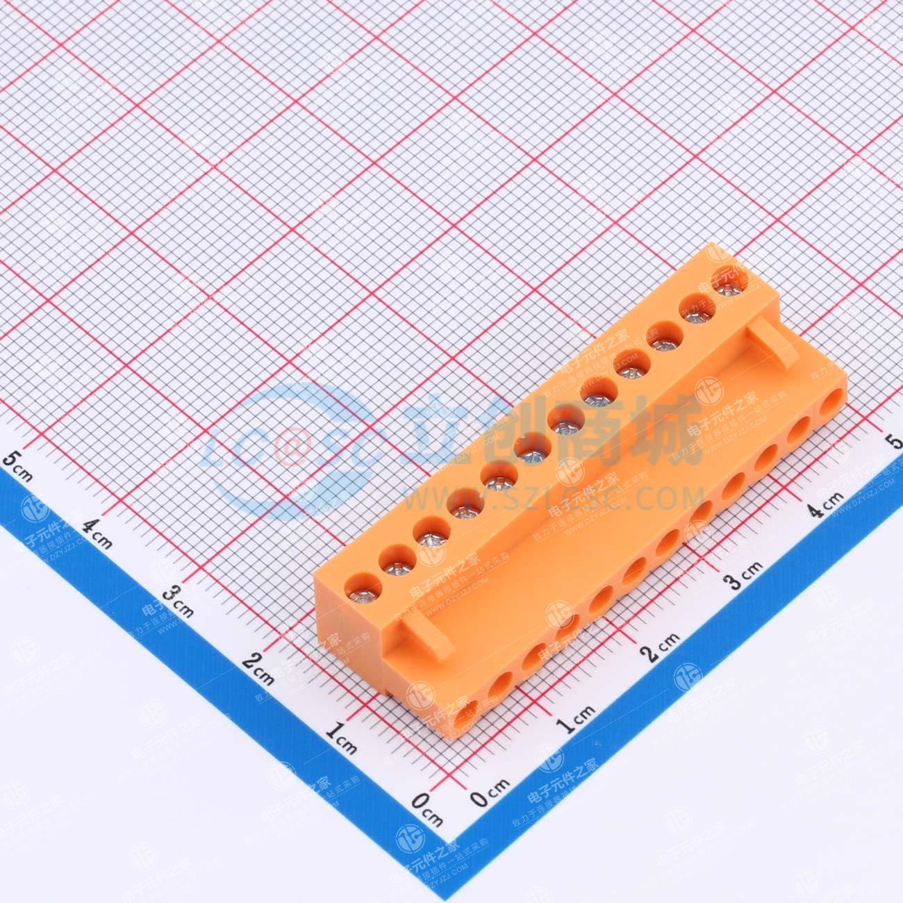 无固定装置 1x12P 3.96mm 排数:1 每排P数:12