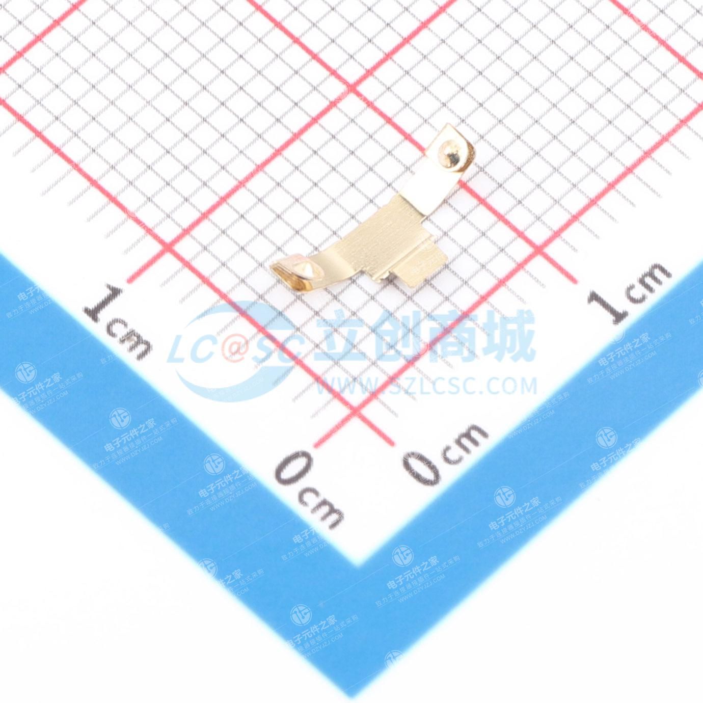电池弹片正极SJ-0402 Au 铍青铜