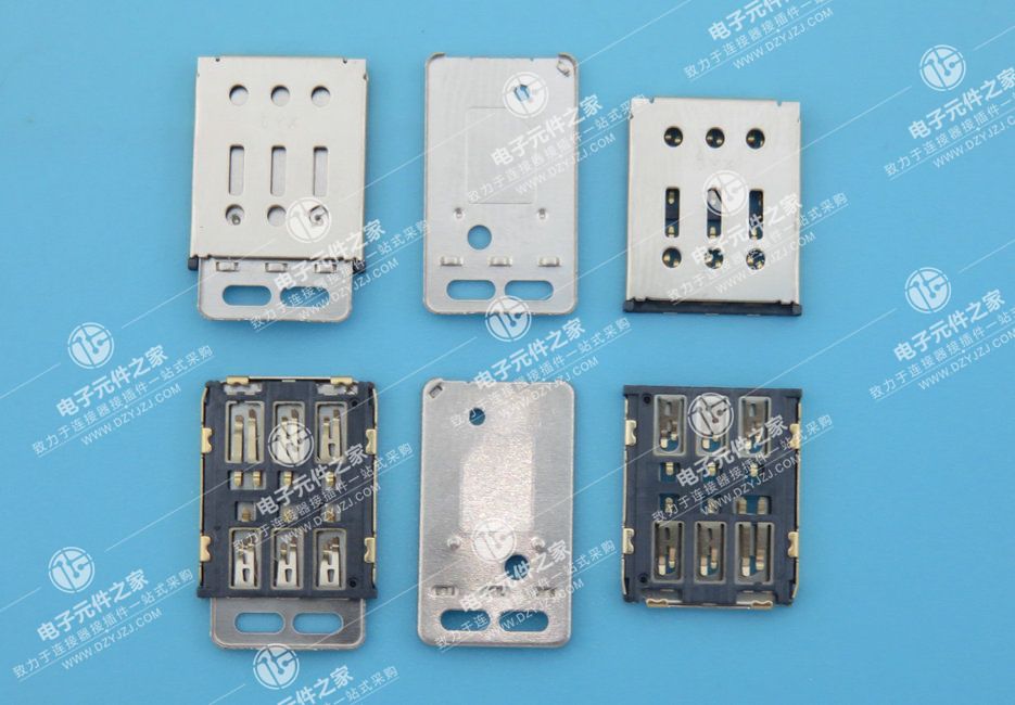 NANO SIM CARD 内焊1.40H 7PIN 侧插卡托式