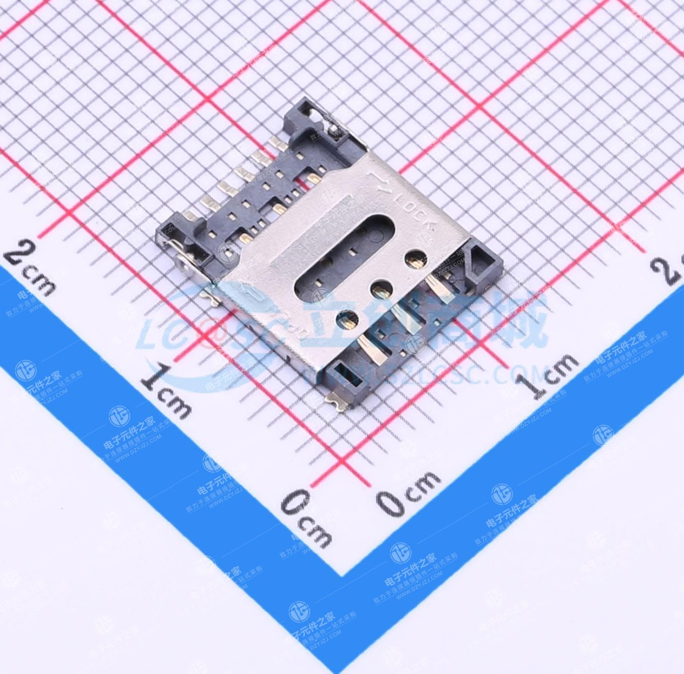 翻盖式 NanoSIM卡 卡座