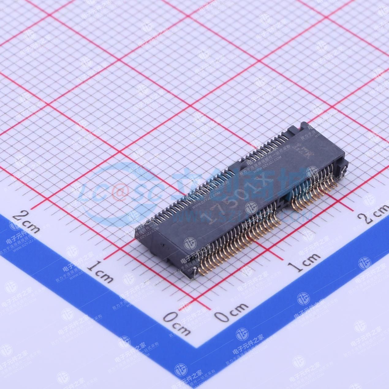 M.2(NGFF)卡连接器E键3.0H