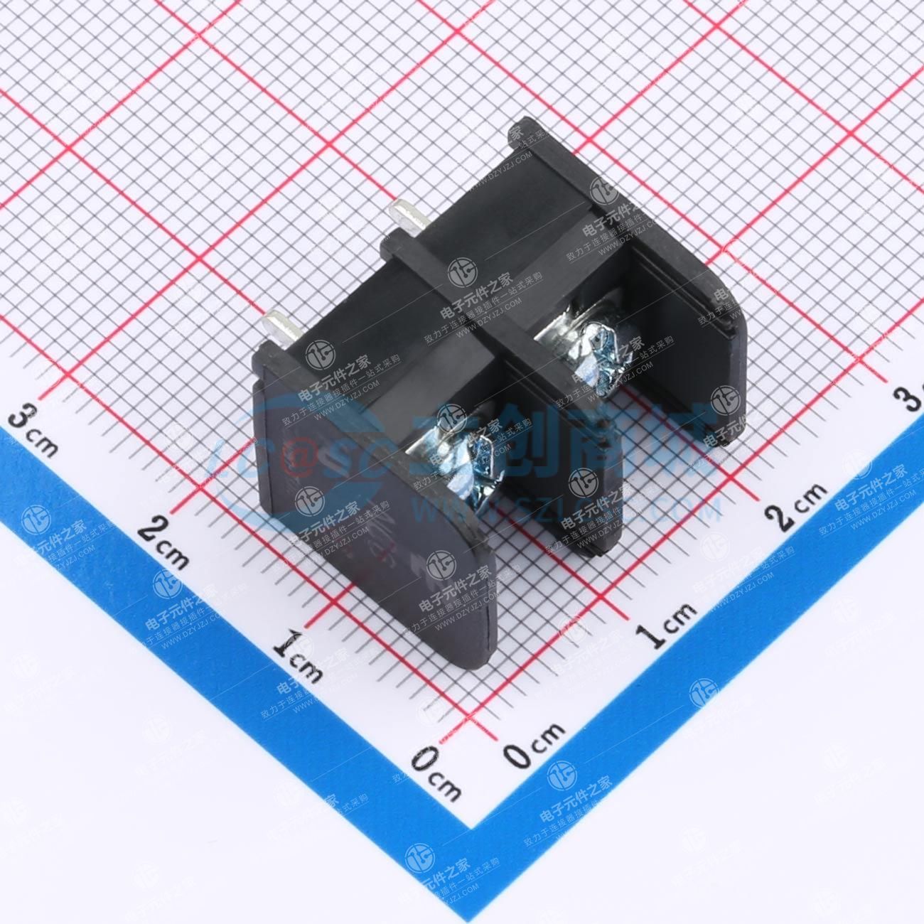 6.35mm 1x2P 直插 中脚 排数:1 每排P数:2