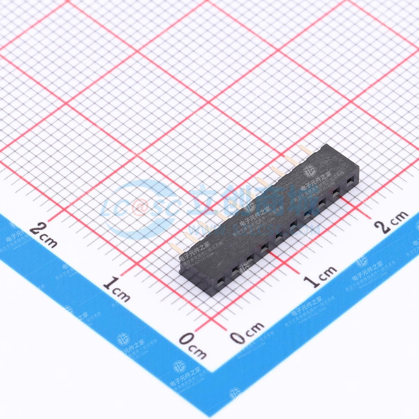 1x10P 间距:2mm 直插