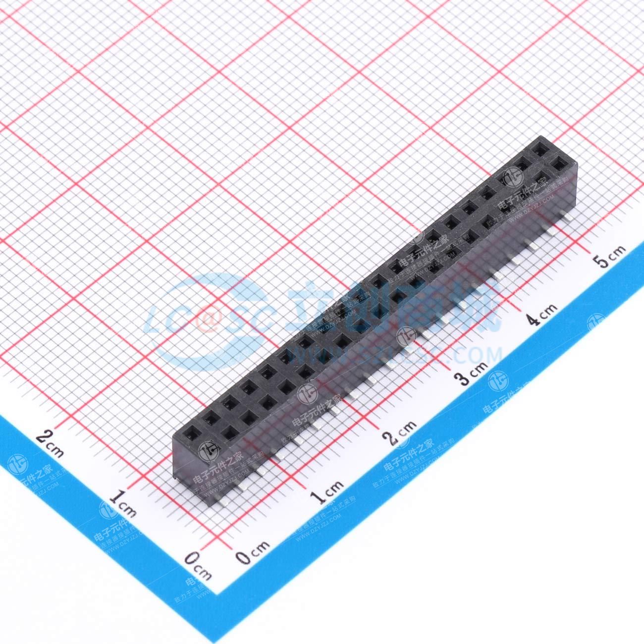 间距:2.54mm 立贴