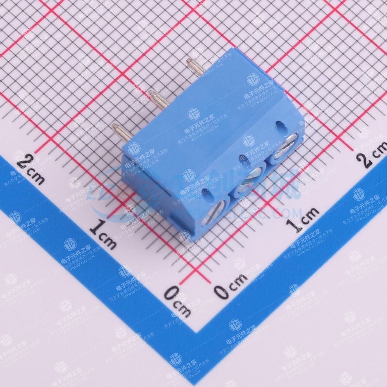 1x3P 5.08mm 直插 排数:1 每排P数:3